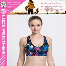 Fashion New Custom Make Sublimated Fitness Push up Sports Bra